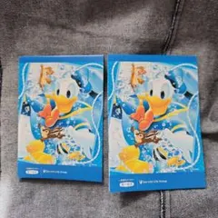 Disney ドナルドダック メモ帳 2冊セット