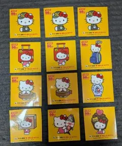 ハローキティ ステッカー 12枚セット　クロネコヤマト