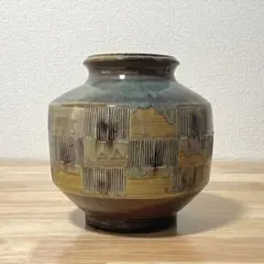 茶道具　向付　高取焼　楽山作　五客入 茶道具 水指 水差し 高取焼き 箆目 亀井味楽作 14代 味楽窯 塗蓋