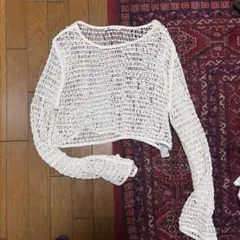 ZARA クロップドセーター 長袖 Sサイズ