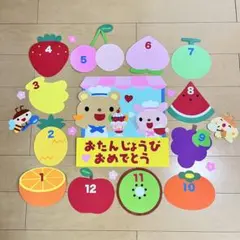 誕生日表　幼稚園　保育園　施設