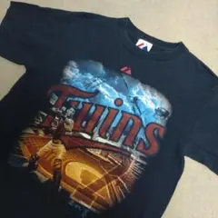 マジェスティック MLB ミネソタツインズ 半袖Tシャツ サイズS