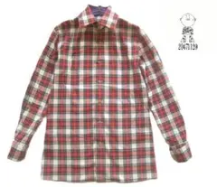 20471120 トライベンティ タータンチェック柄シャツ M 90s Y2K