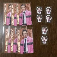 Snow Man SERIOUS 特典 じゃんけんカード シール 岩本照