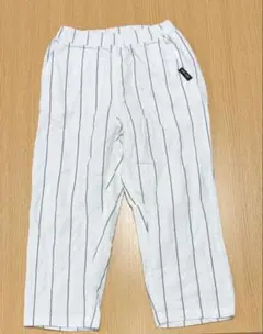 petit main ストライプ ロングパンツ