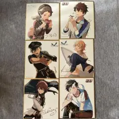 流星隊　キャラクターイラスト 6枚セット&お守り