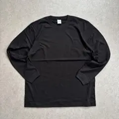 新品UnitedAthle5011-01ロンT【ブラック】【XLサイズ】無地