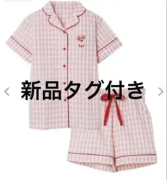 tutuanna ギンガムカップケーキ　ピンク　Mサイズ　ルームウェア　パジャマのサムネイル