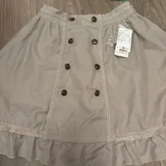 新品タグ付　汚れ有　axes femme ベージュ フレアスカート M