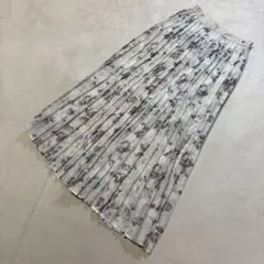 PAGE BOY ページボーイ プリーツ スカート ロング 花柄のサムネイル