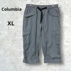 コロンビア　ブルーステム　千鳥柄　7分丈 クロップドパンツ　XLサイズ　メンズ