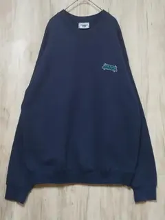 90s USA製 Lee スウェット XL ネイビー ビッグシルエット 男女兼用