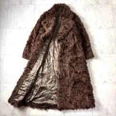 ファーコート ブラウン