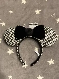 ディズニー　カチューシャ　千鳥柄　2025 新品未使用