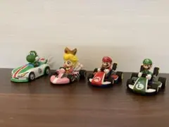 マリオカート　プルバックカー　マリオ　ルイージ　ベビーピーチ　ヨッシー