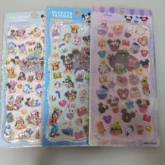 【正規品】ディズニー　プチドロップステッカー　カップケーキ等　3枚　コンビニ不可