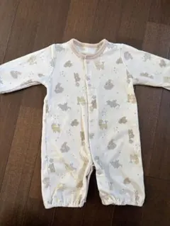 ベビー服　女の子ロンパース　2WAYオール50〜60