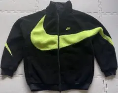 NIKE リバーシブル ボアジャケット XL ブラック×ライム