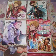 あんスタ★Trickstar【遊木真】ビジュアル色紙コレクション★2点セット 新品☆あんスタ☆Trickstar【遊木真】クリアカード☆2点セットの