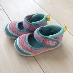 vans 12.5 スニーカーサンダル ピンク×水色