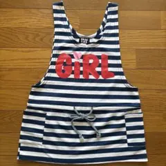 ANAP GIRL ストライプ ノースリーブワンピース XS130 140