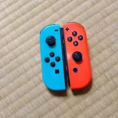 Joy-Con ネオンブルー ネオンレッド ジャンク品 スティックカバー無し