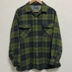 キムタク着 ペンドルトン ウール ボートシャツ オンブレ シャドウ L