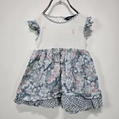 RALPH LAUREN【ラルフローレン】ベビー　切替　花柄　ワンピース