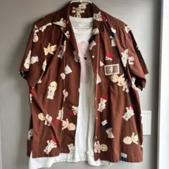 カールヘルム【Karl Helmut】紺色 キューピー柄 半袖シャツ - メルカリ
