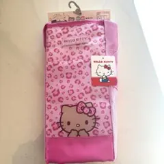 アベイル　お買い物バッグ　日焼けキティ　ピンクヒョウ柄　エコバッグのサムネイル