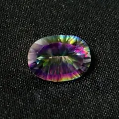 特大サイズ 巨大 大粒ミスティッククォーツ 宝石ルース 虹石 ダイクロ