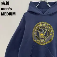 古着 SOFFE ソフィー パーカー アメリカ海軍 NAVY 定番 紺 ネイビー