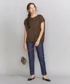 別注 Americana アメリカーナ ドローストリングフレンチスリーブTシャツのサムネイル
