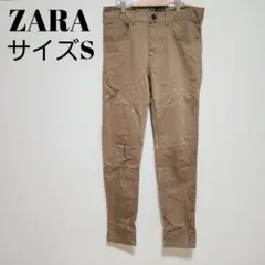 ZARA ザラ ベーシック スラックス パンツ ベージュ S