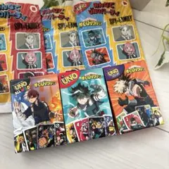 マクドナルド　ハッピーセット　ヒロアカ　UNO 3種