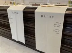 ウェディングタペストリー GROOM BRIDE
