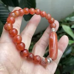 セミアンティーク瑪瑙カーネリアンブレスレット