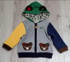 ミキハウスなりきりプッチーパーカー90cm