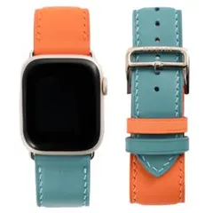 AppleWatch レザーバンド レザーベルト 本革 アップルウォッチ9 45