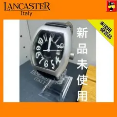 ③【新品】LANCASTERランカスター電池・ベルト交換済③黒　大のサムネイル