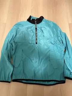 XLARGE ターコイズ ハーフジップナイロンジャケット M