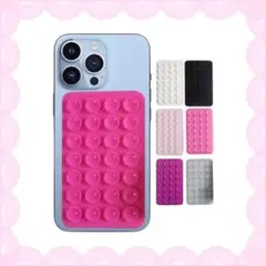 【新品未使用】スマホホルダー シリコン吸盤 スマホアクセサリー 黒のサムネイル