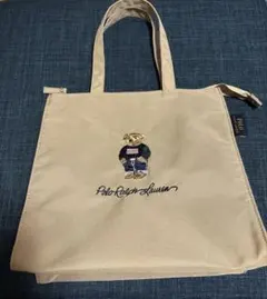 ポロラルフローレン／トートバッグ ポロベア ベージュ　底板未開封新品