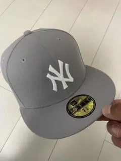 NEW ERA 59FIFTY NY ヤンキース キャップ グレー 7 3/8