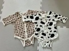 アニマル柄　ロンパース 2点セット