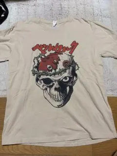 ベルセルク プリント Tシャツ ベージュ L