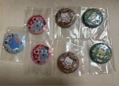 サンリオ 刺繍缶バッジ7点セット はぴだんぶい