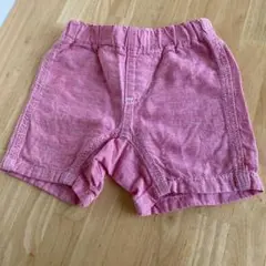 ピンク 無地 ハーフパンツ