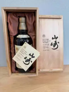 更にお値下げサントリー ピュアモルトウィスキー山崎 12年 750ml 木箱入り サントリー山崎12年 ピュアモルト木箱入りお買取！相場は