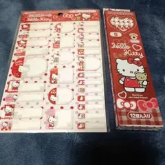 【免運費】Hello Kitty 姓名貼紙與鉛筆12支入
